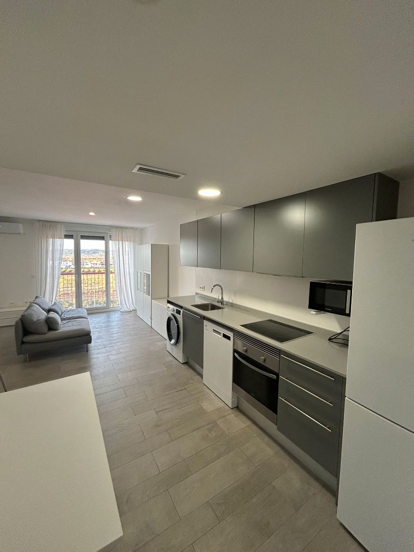 Cocina de Estudio de alquiler en Xàtiva con Aire acondicionado, Calefacción y Amueblado