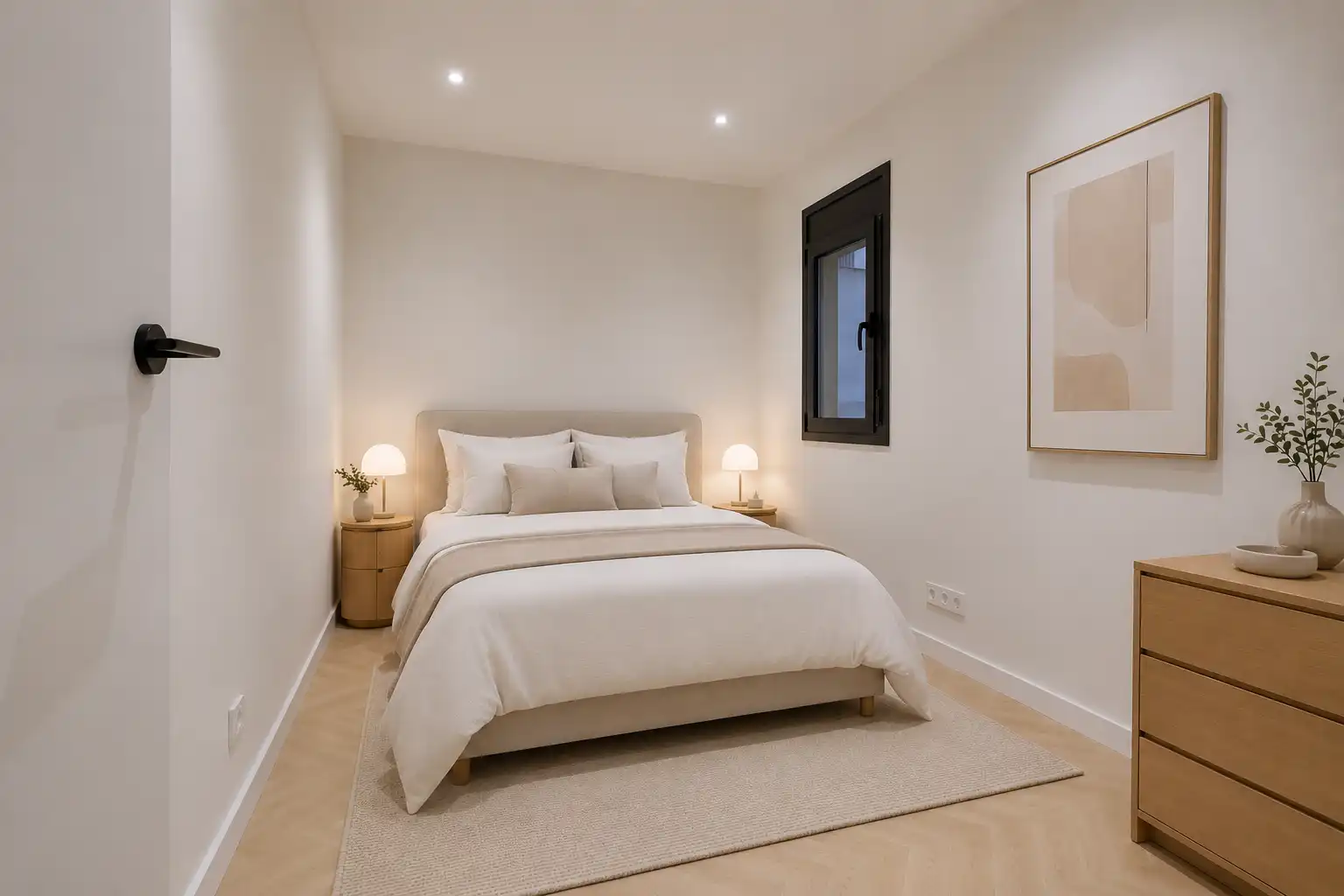 Bedroom of Flat for sale in L'Hospitalet de Llobregat  with Heating, Terrace and Balcony