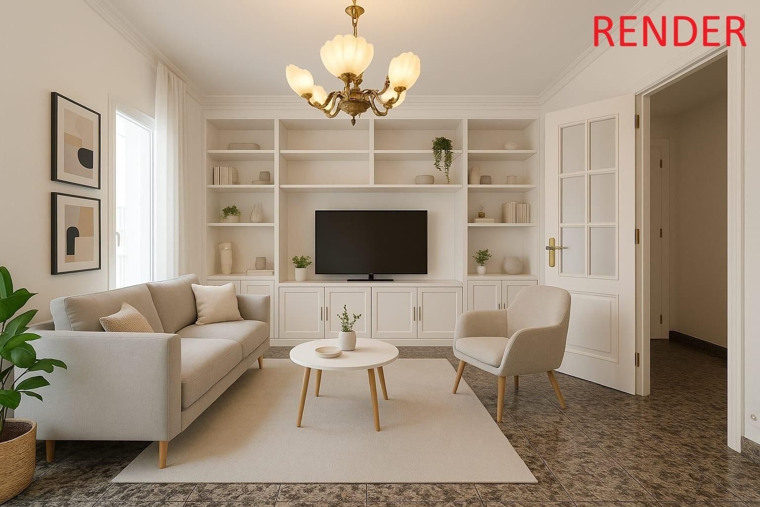 Living room of Flat for sale in Cartagena  with Terrace