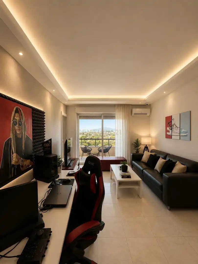 Sala de estar de Piso en venta en Marbella con Aire acondicionado, Piscina y Horno