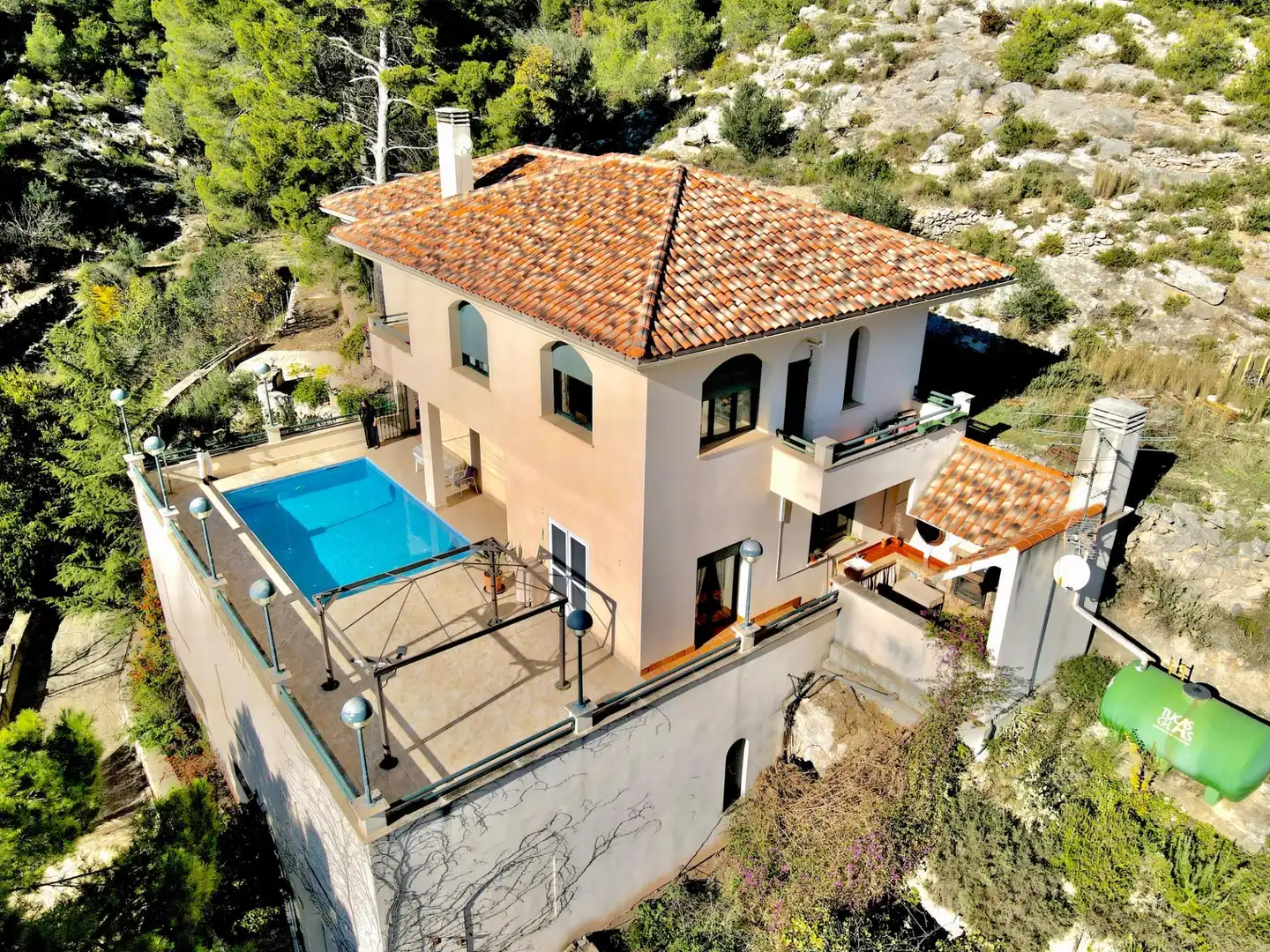 Exterior view of Houses for sale in Cocentaina  with Heating, Private garden and Parquet flooring