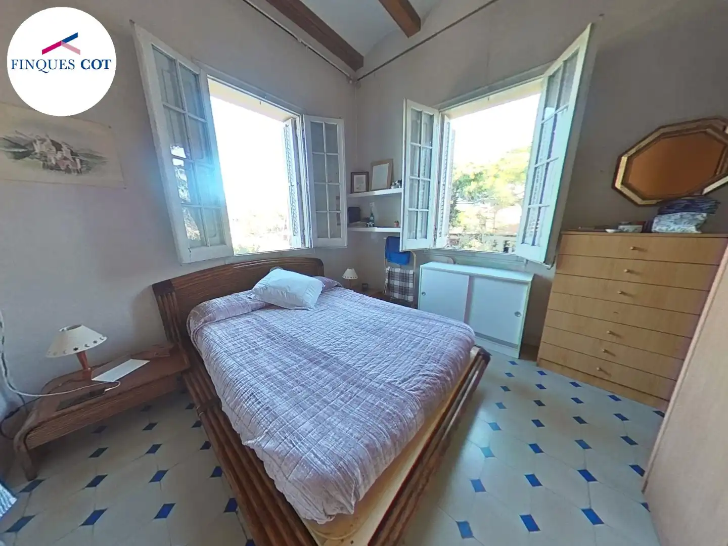 Schlafzimmer von Haus oder Chalet zum Verkauf in Cardedeu mit Heizung, Möbliert und Balkon