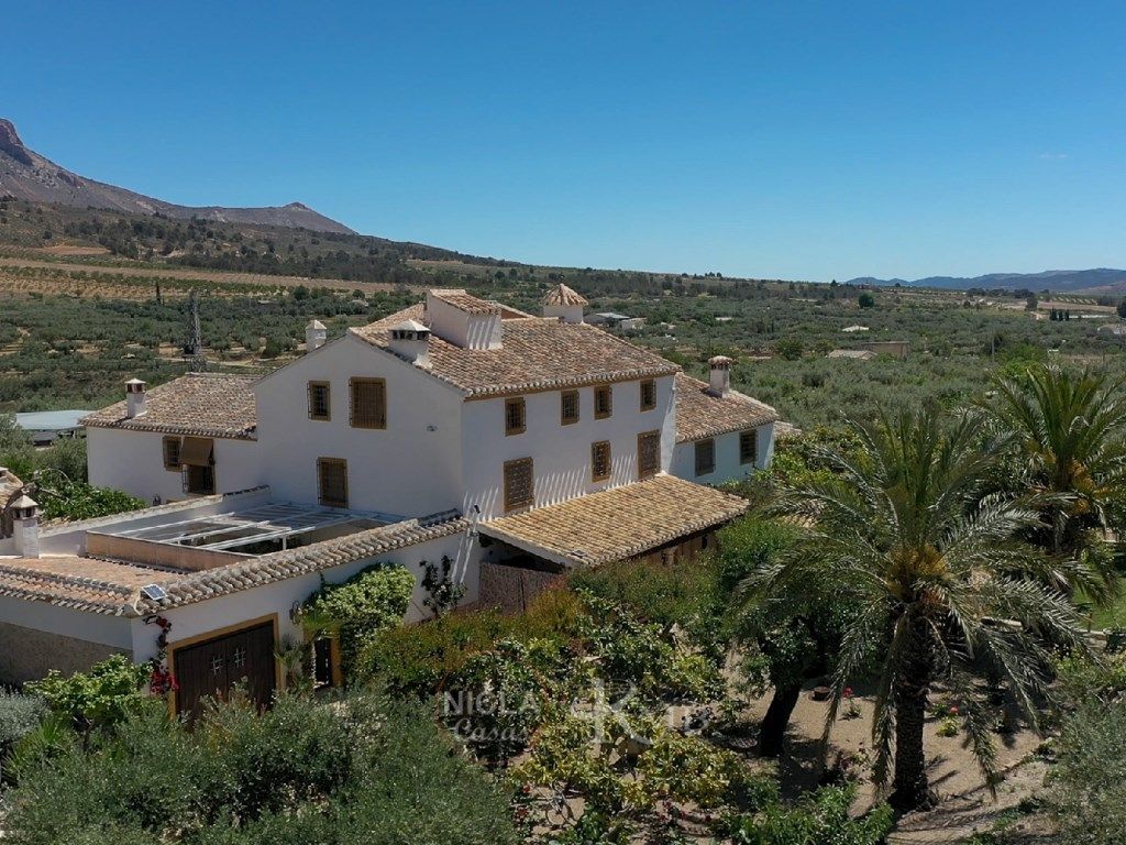 Vista exterior de Casa o xalet en venda en Vélez-Blanco amb Aire condicionat, Terrassa i Piscina
