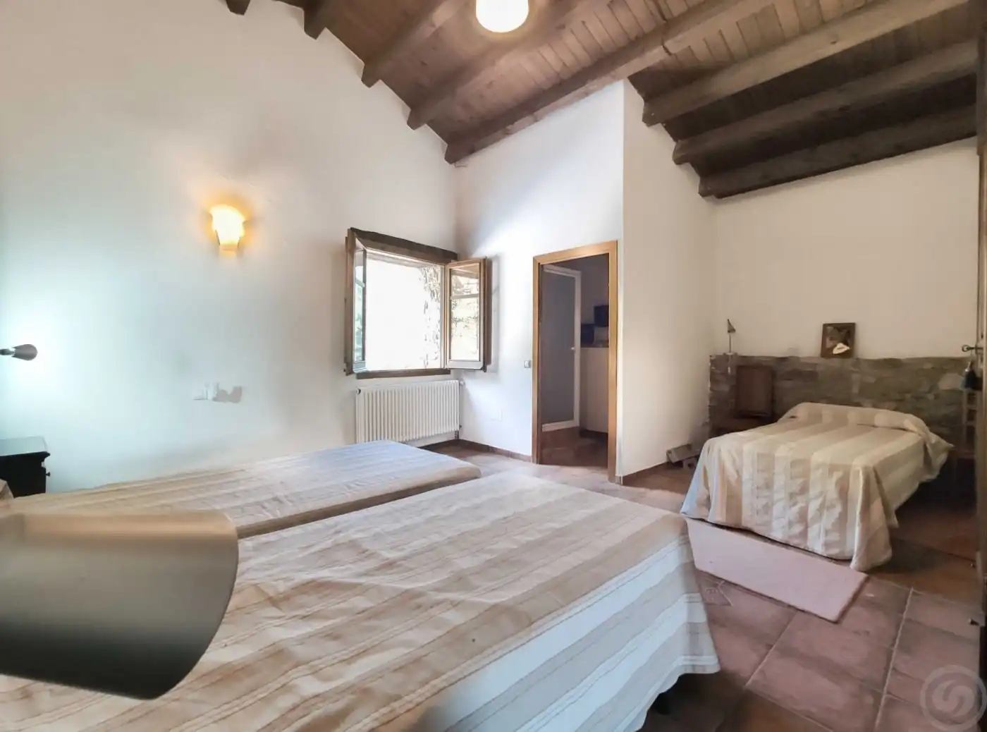 Bedroom of Houses for sale in La Vall de Bianya  with Heating, Terrace and Storage room