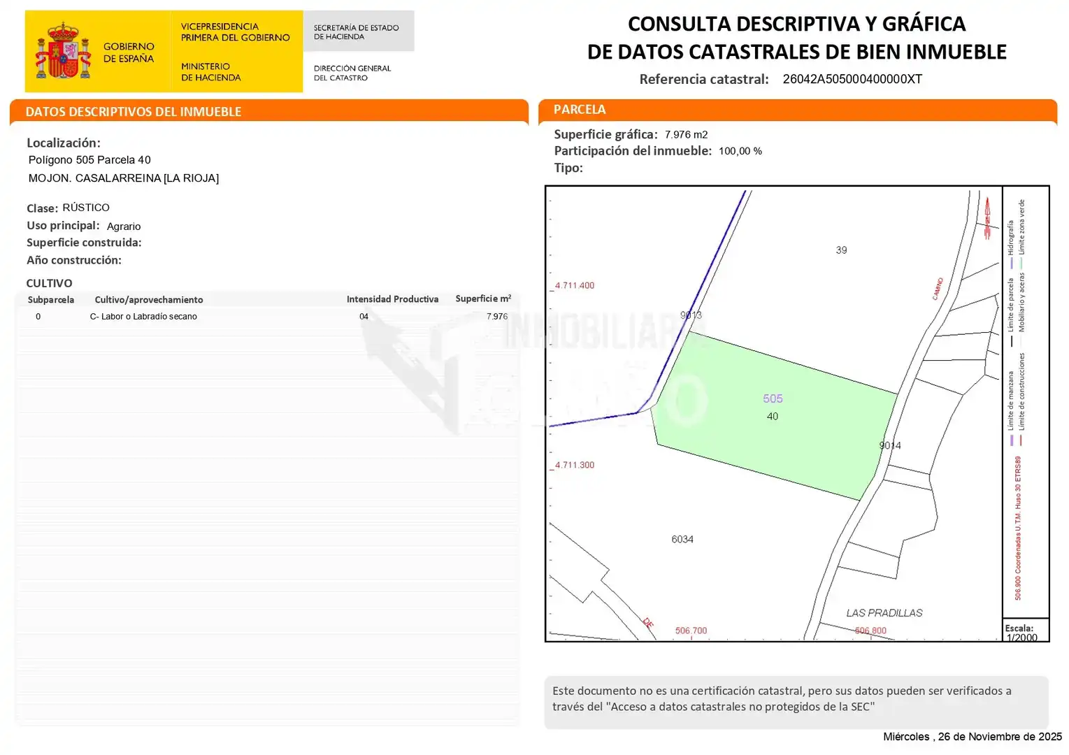 Lands and plots for sale in Casalarreina, imagen 3