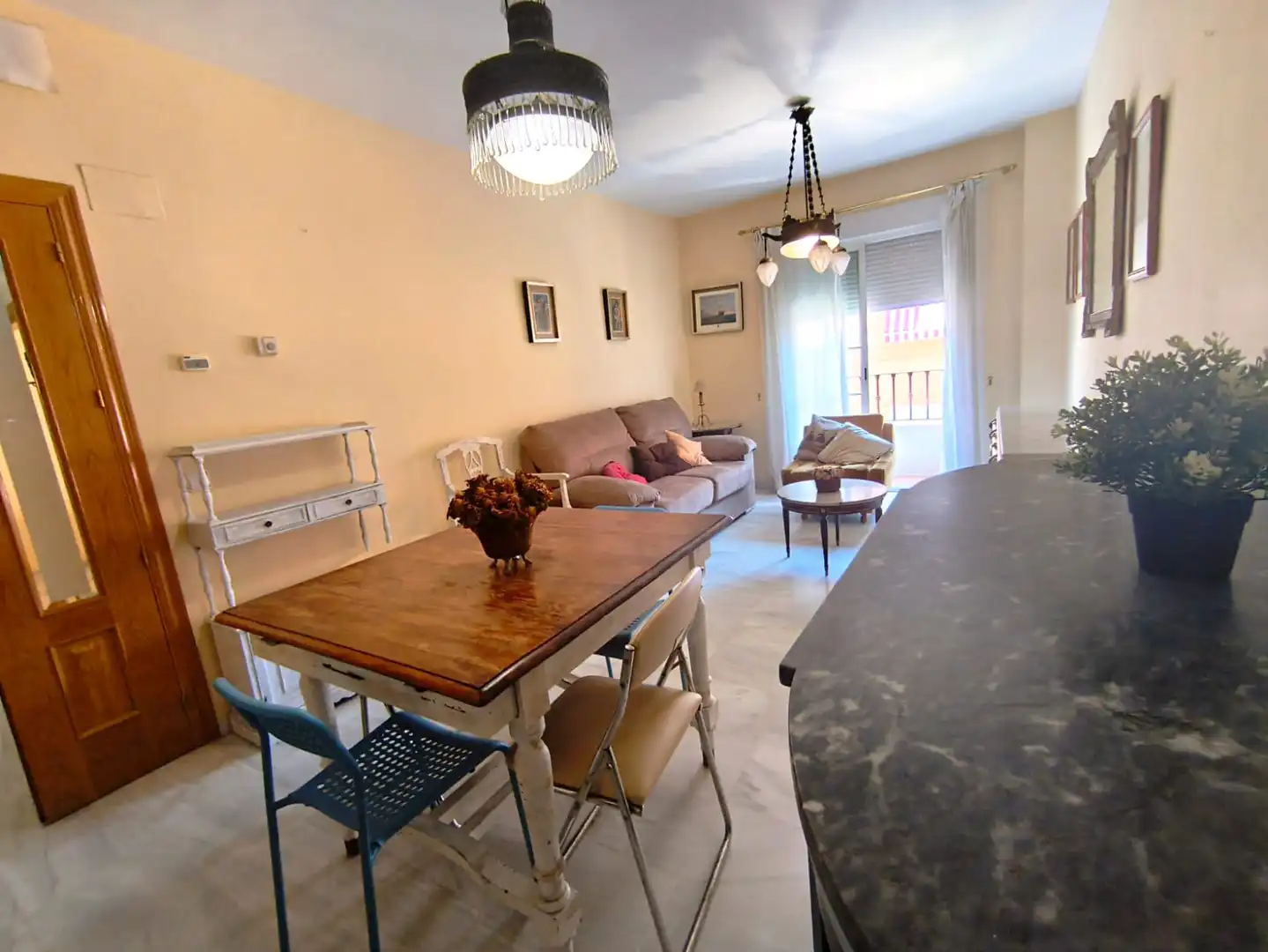 Dining room of Apartments for rent in Badajoz  with Air Conditioner, Heating and Furnished