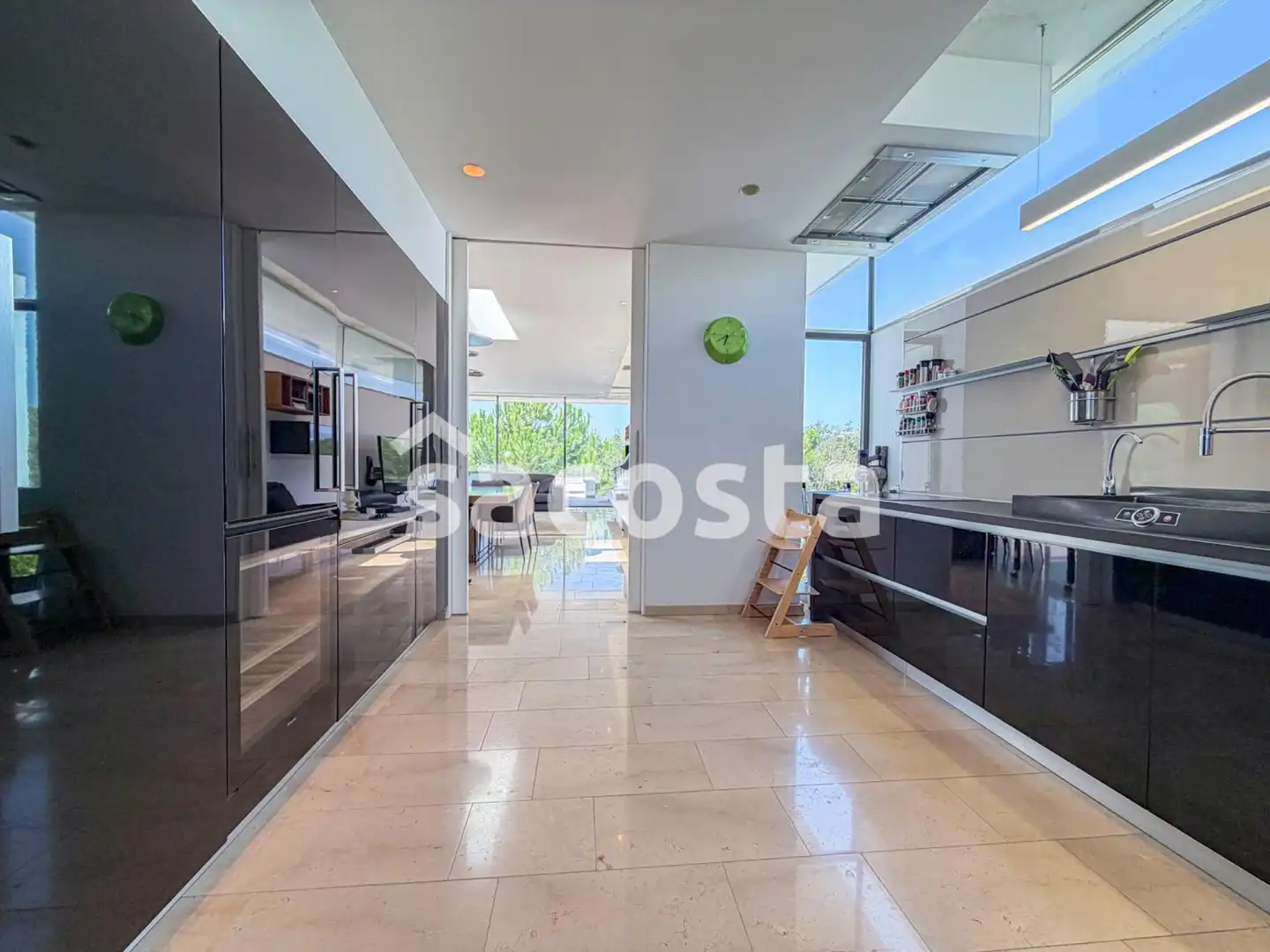 Cocina de Casa o chalet en venta en Caldes de Malavella con Aire acondicionado, Calefacción y Jardín privado