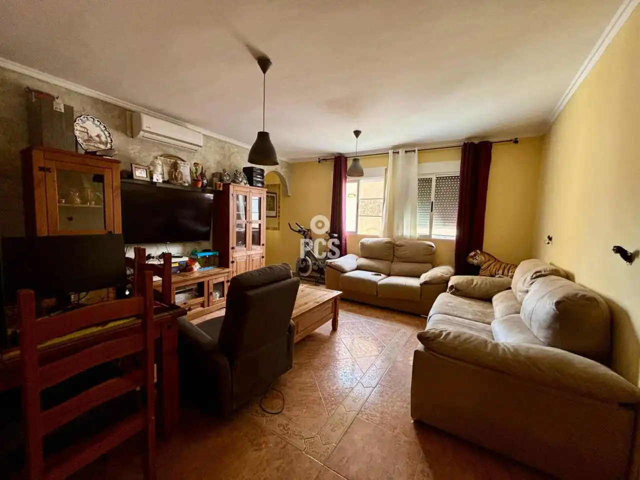 Sala de estar de Piso en venta en Mazarrón con Terraza, Trastero y Amueblado