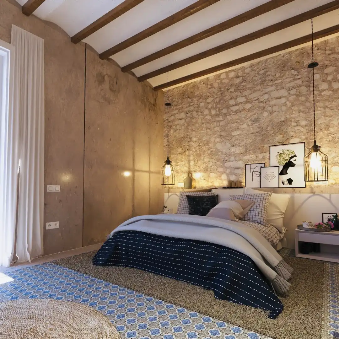 Habitación de Casa adosada en venta en Benissa con Jardín privado, Terraza y Trastero