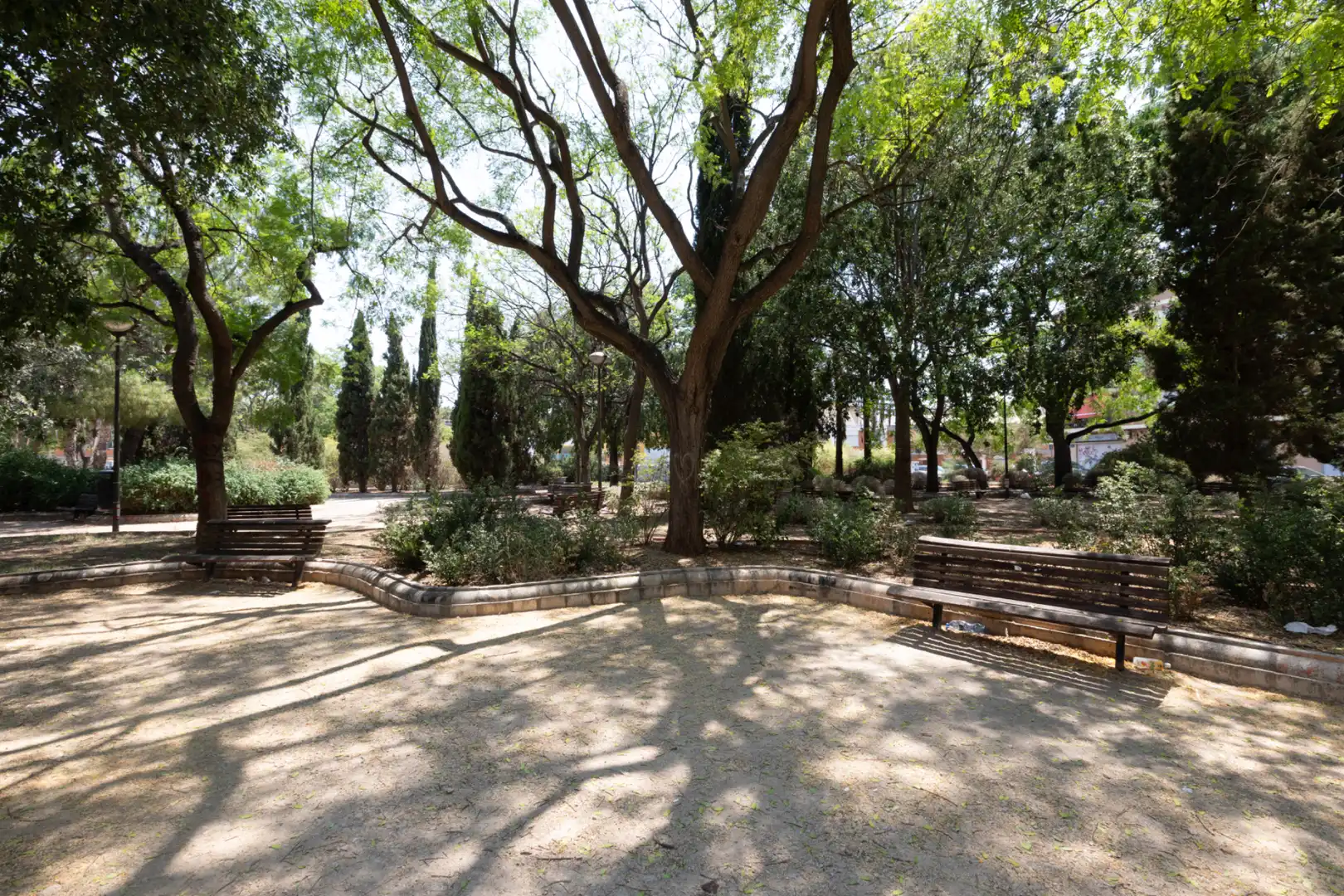 Garten von Wohnungen zur Miete in Valencia mit Klimaanlage, Heizung und Parkett