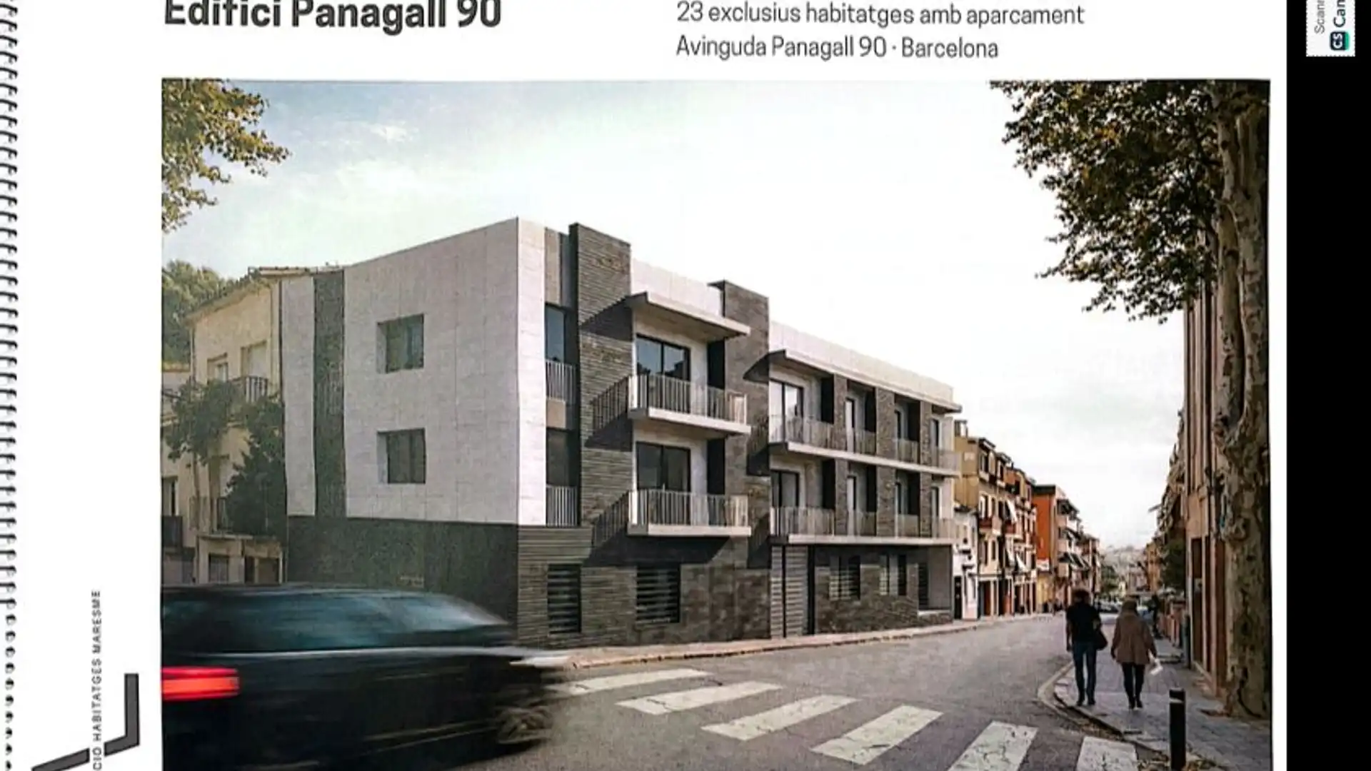 Vista exterior de Piso en venta en Arenys de Munt con Aire acondicionado, Calefacción y Parquet