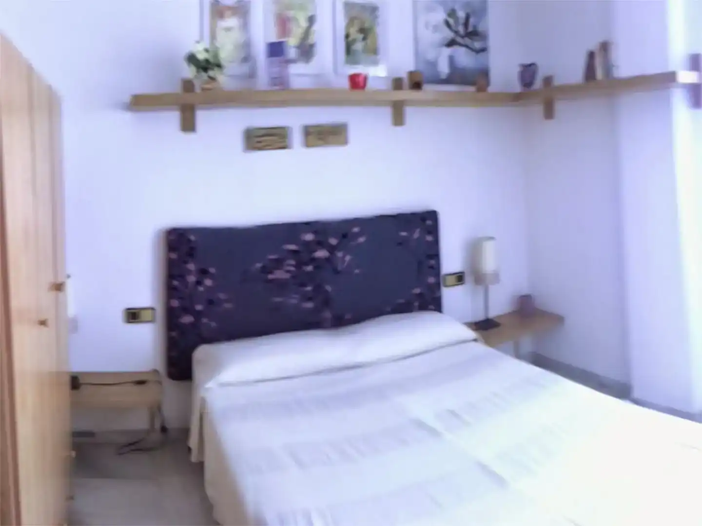 Dormitori de Apartament de lloguer en Málaga Capital amb Aire condicionat i Balcó
