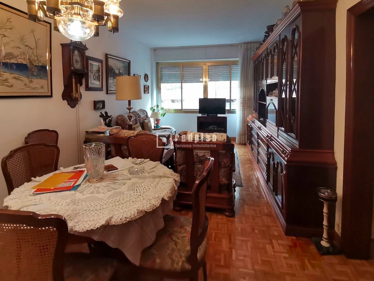 Sala de estar de Piso en venta en  Barcelona Capital con Calefacción y Parquet
