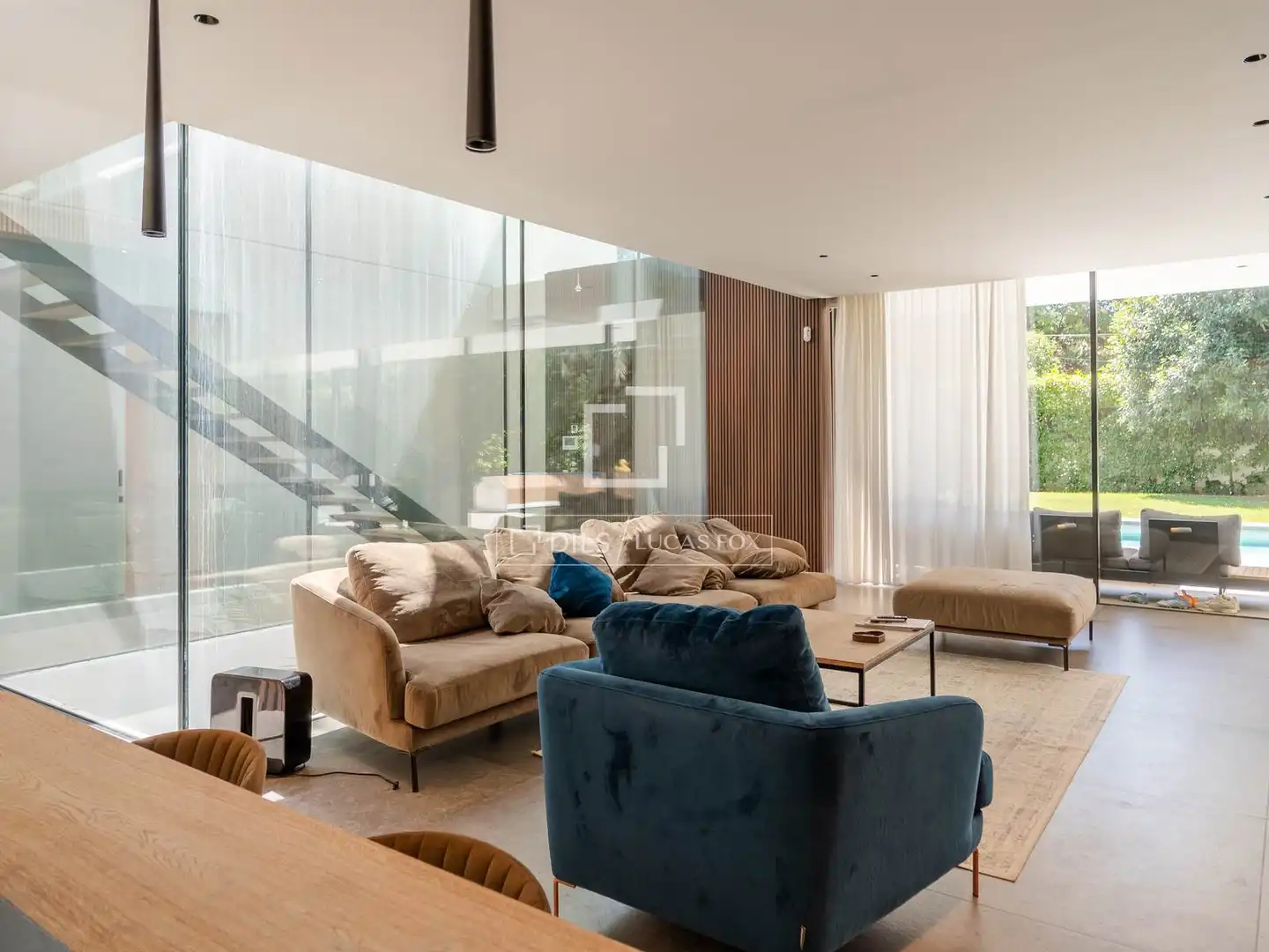 Sala de estar de Casa o chalet en venta en Godella con Aire acondicionado, Calefacción y Jardín privado