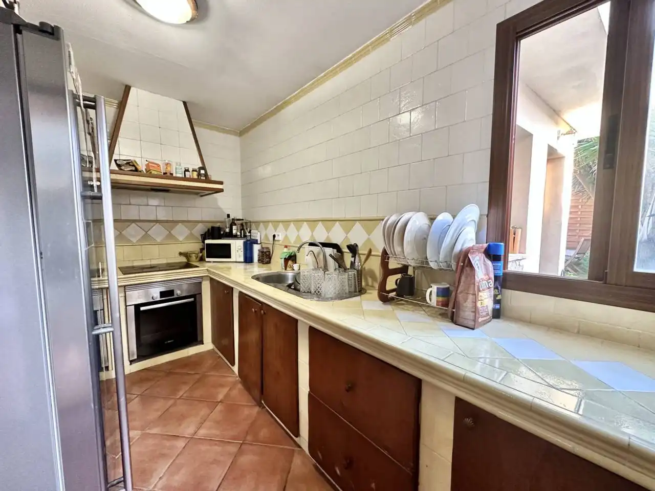 Küche von Wohnung zum Verkauf in  Palma de Mallorca mit Klimaanlage, Heizung und Privatgarten