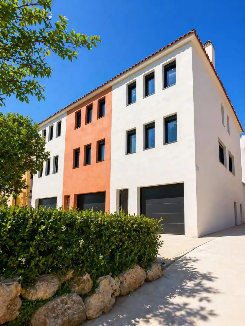 Vista exterior de Casa adosada en venda en Torrelles de Llobregat amb Aire condicionat, Calefacció i Jardí privat