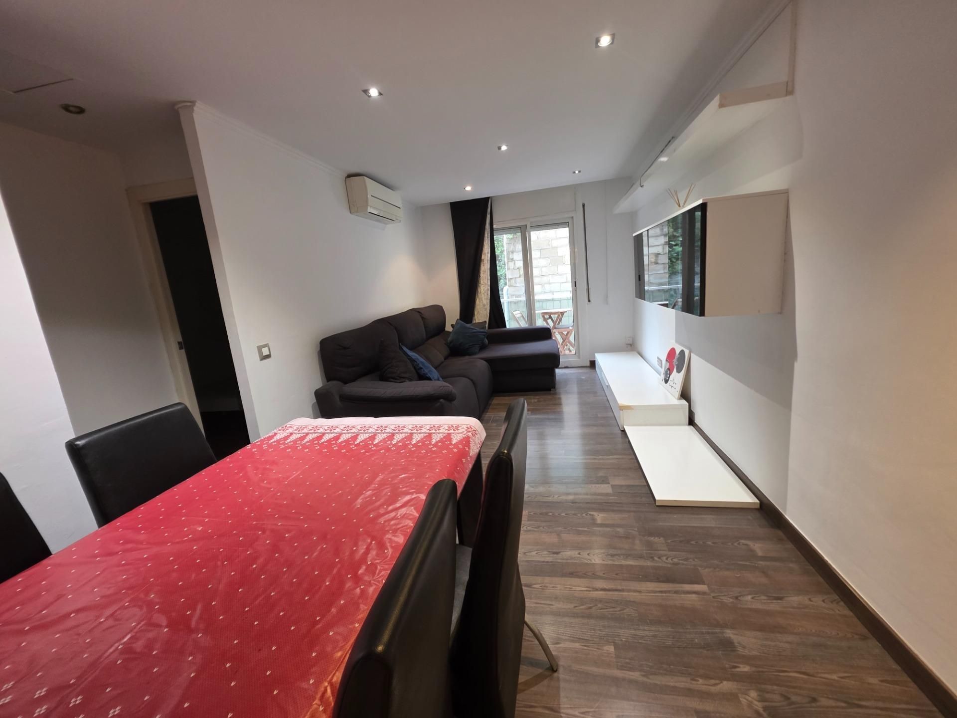 Living room of Flat for sale in Montgat  with Heating, Parquet flooring and Balcony