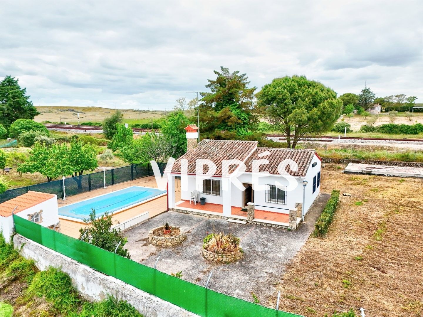 Außenansicht von Country house zum verkauf in Casar de Cáceres mit Klimaanlage, Heizung und Schwimmbad