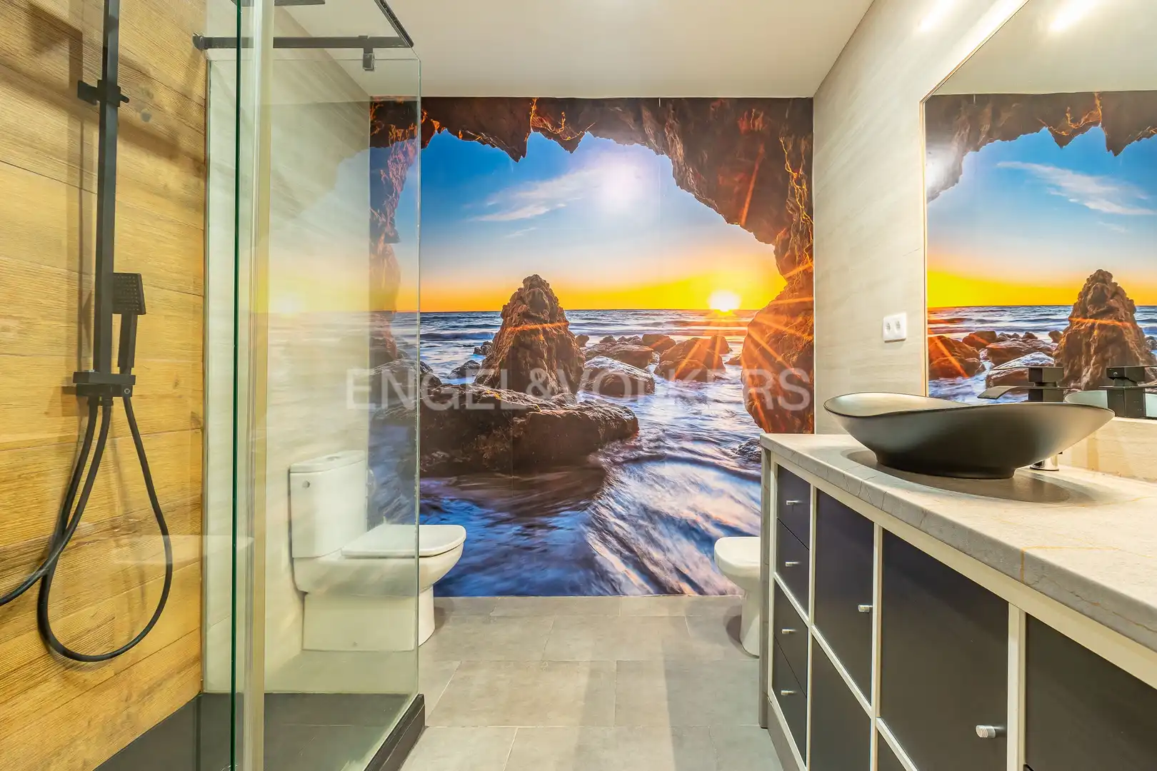 Badezimmer von Maisonette zur Miete in Madrid mit Klimaanlage, Heizung und Möbliert
