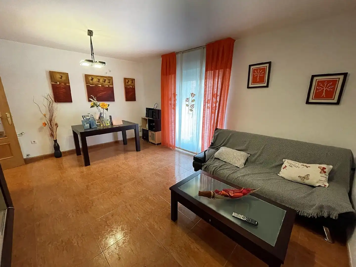 Sala de estar de Piso de alquiler en Plasencia con Amueblado