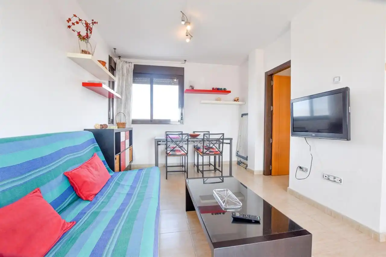 Sala de estar de Ático en venta en Águilas con Amueblado