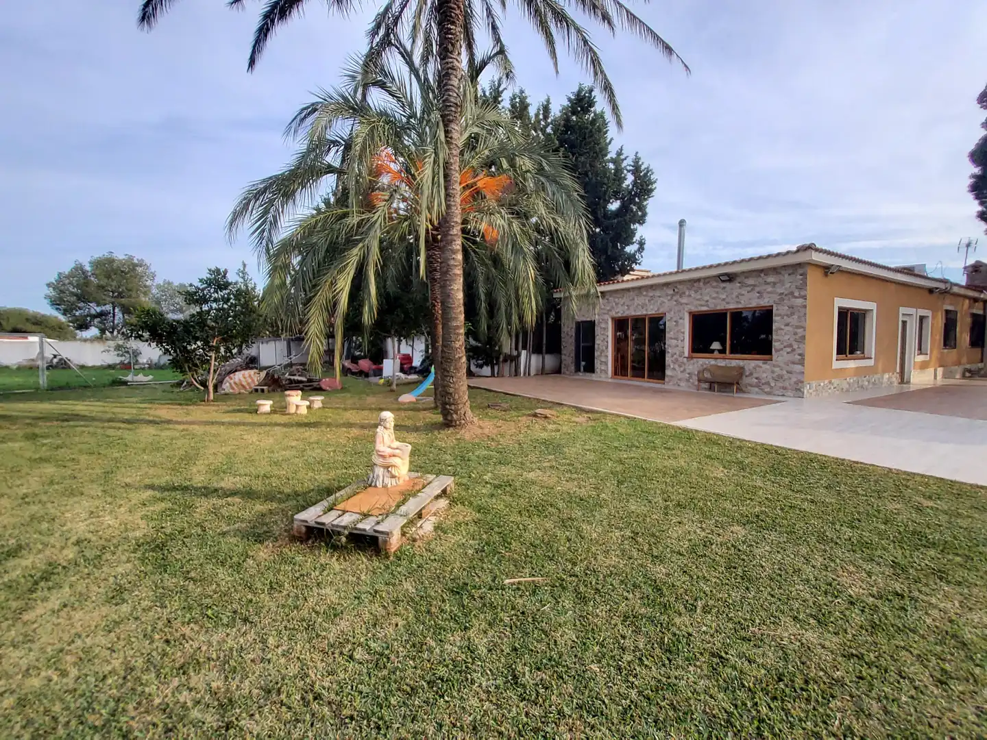 Garden of Houses for sale in San Vicente del Raspeig / Sant Vicent del Raspeig  with Air Conditioner, Heating and Private garden