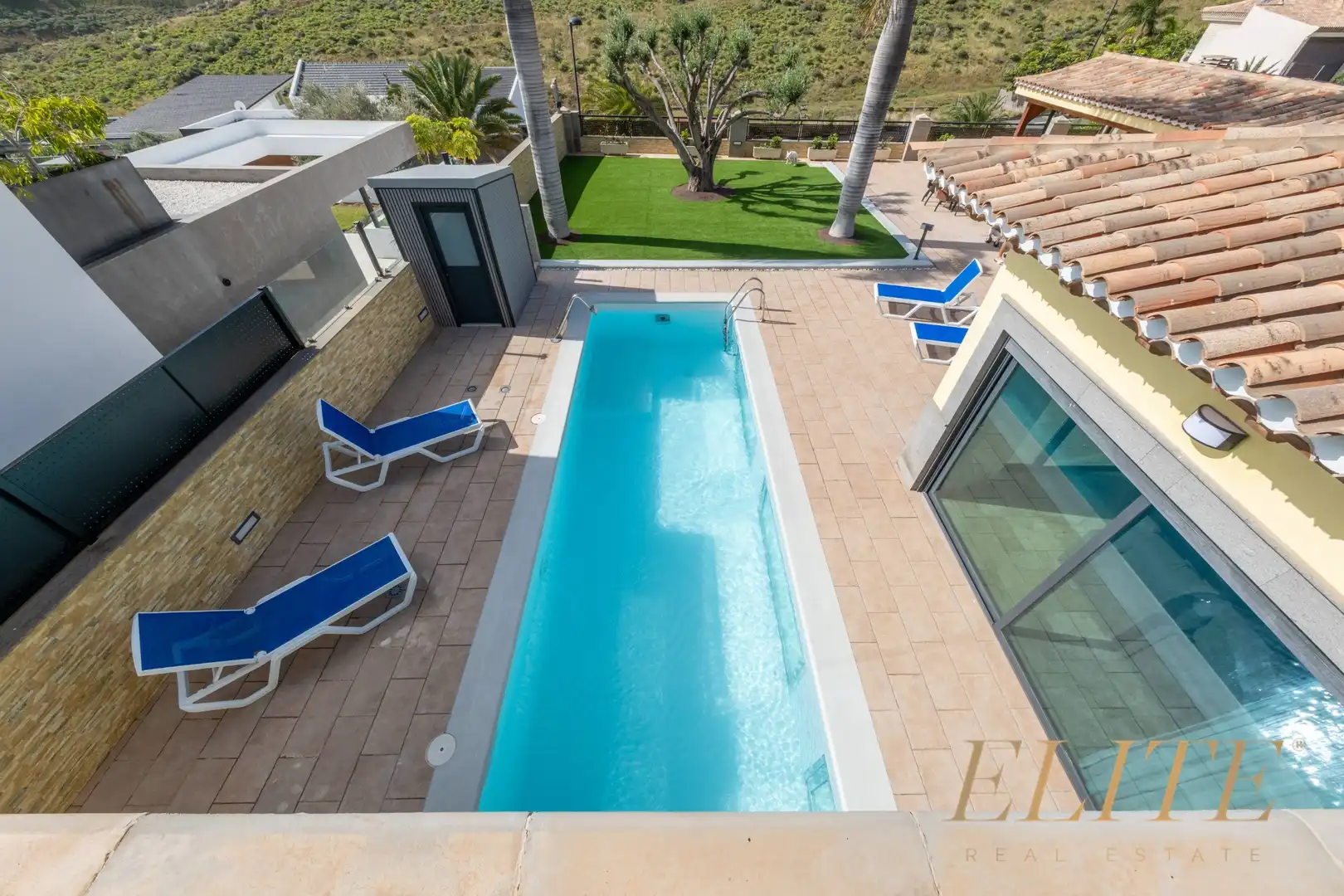 Piscina de Casa o chalet en venta en Telde con Aire acondicionado, Jardín privado y Terraza