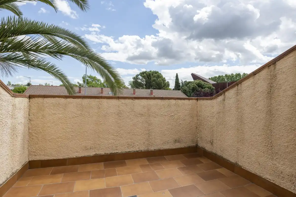 Terrassa de Casa o xalet en venda en Rivas-Vaciamadrid amb Aire condicionat, Calefacció i Jardí privat