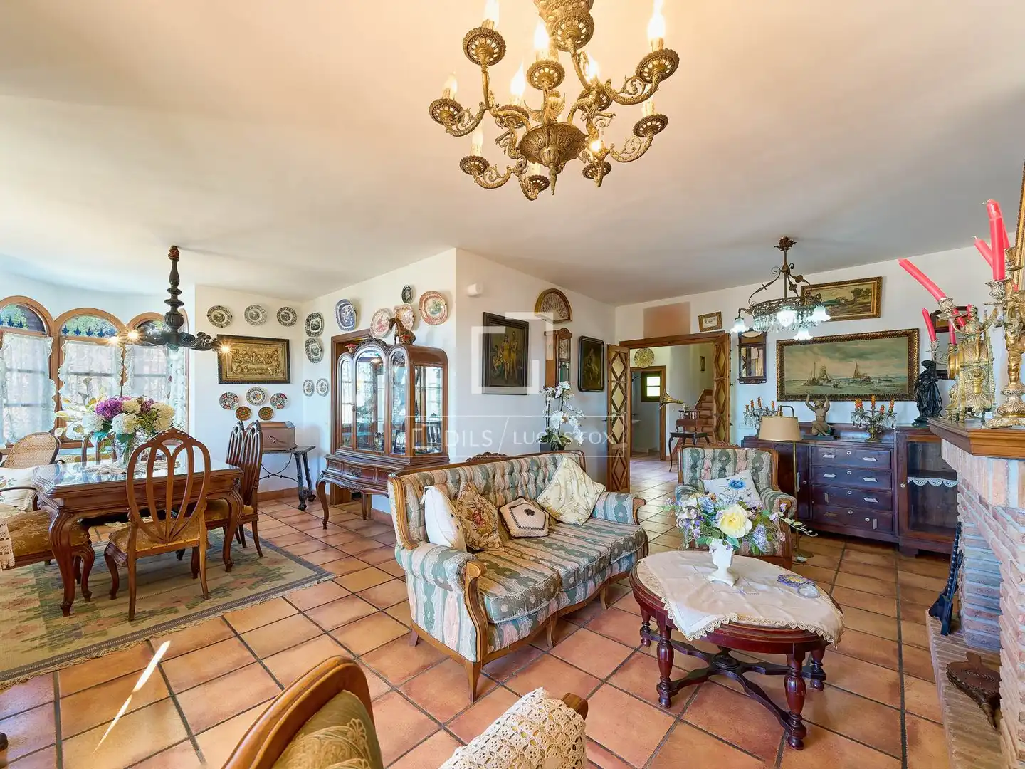 Sala de estar de Casa o chalet en venta en Rincón de la Victoria con Jardín privado, Terraza y Balcón
