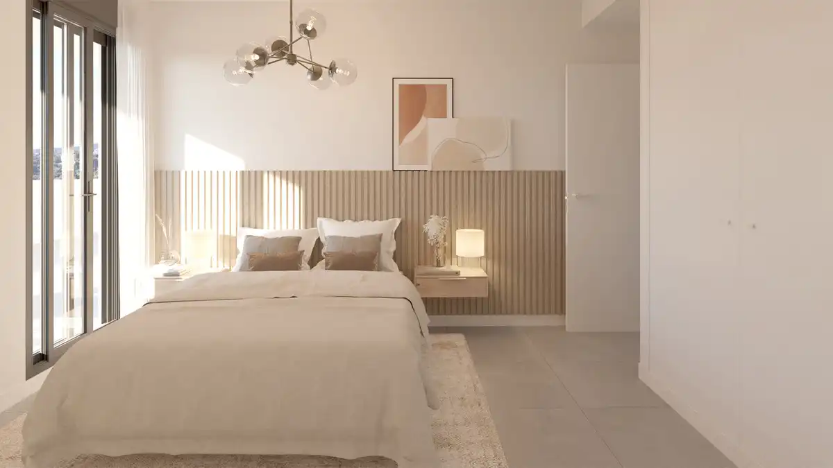 Habitación de Casa adosada en venta en Manilva con Jardín privado, Terraza y Trastero