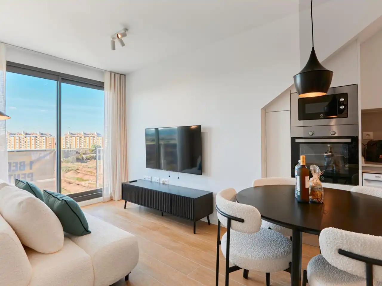 Sala de estar de Ático en venta en Dénia con Aire acondicionado, Calefacción y Terraza