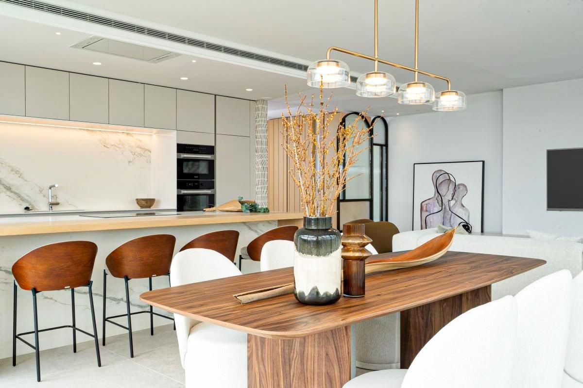 Menjador de Àtic en venda en Benahavís amb Aire condicionat, Calefacció i Jardí privat