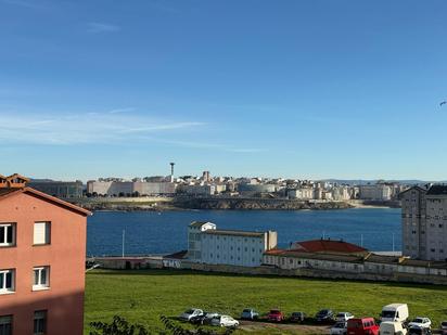 Exterior view of Flat for sale in A Coruña Capital 