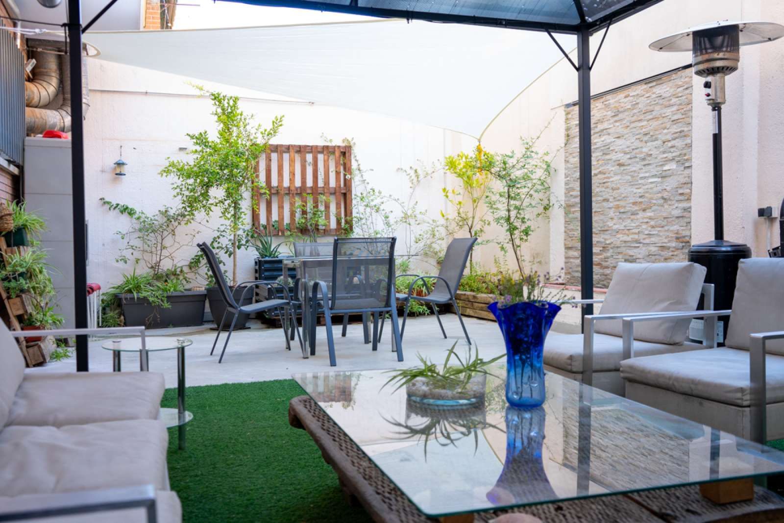 Terrace of Study to share in  Madrid Capital  with Air Conditioner, Heating and Terrace