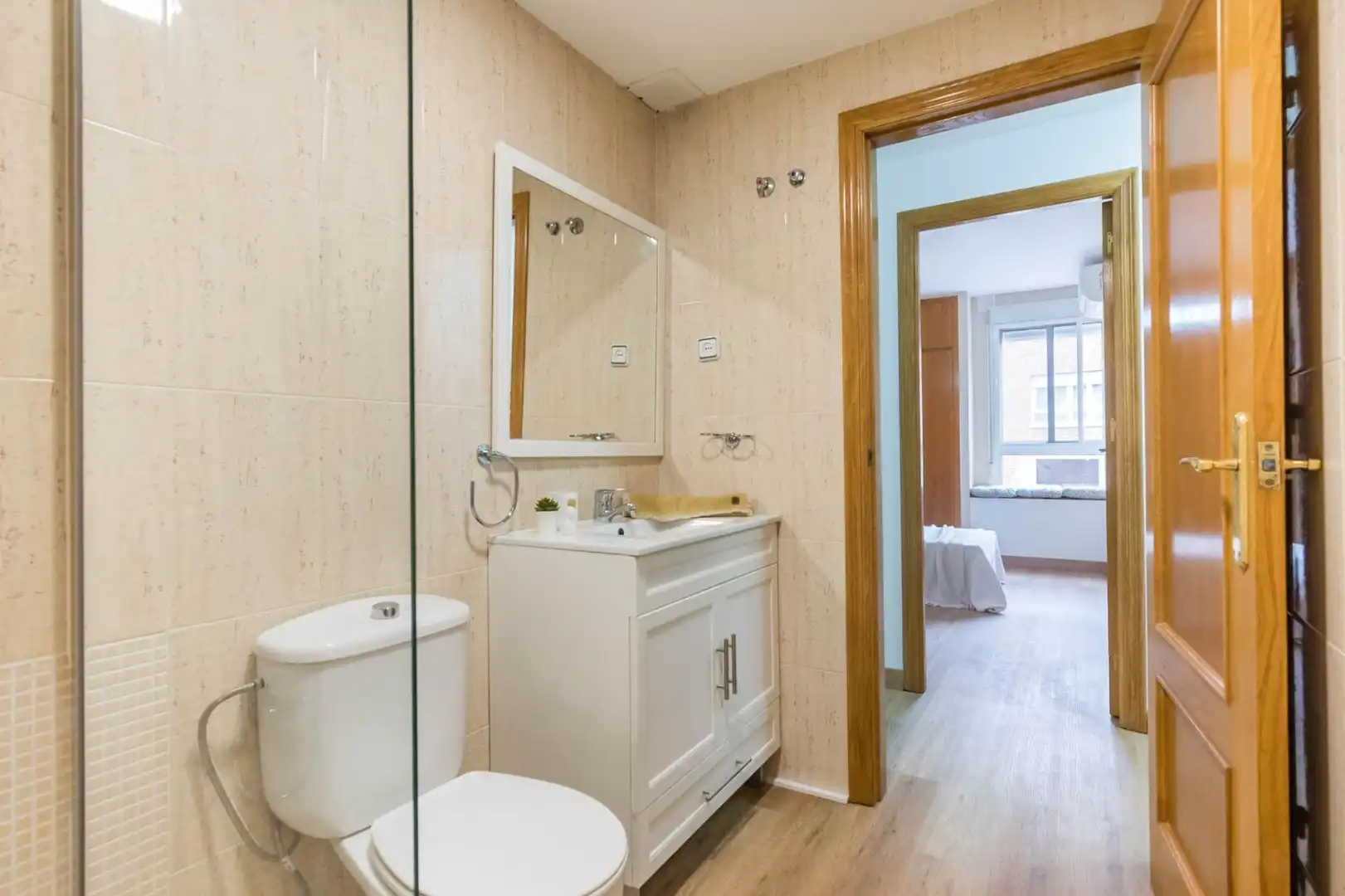 Badezimmer von Wohnung zum Verkauf in Santomera mit Klimaanlage, Privatgarten und Abstellraum