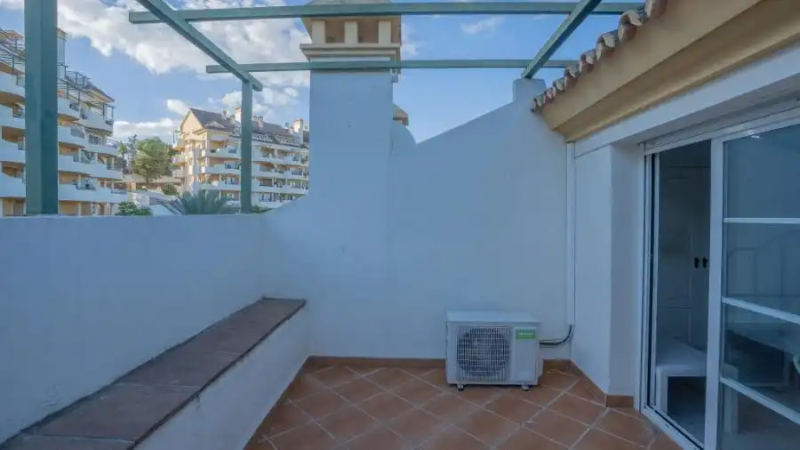 Terrace of Duplexes for rent in Marbella  with Air Conditioner, Terrace and Swimming Pool