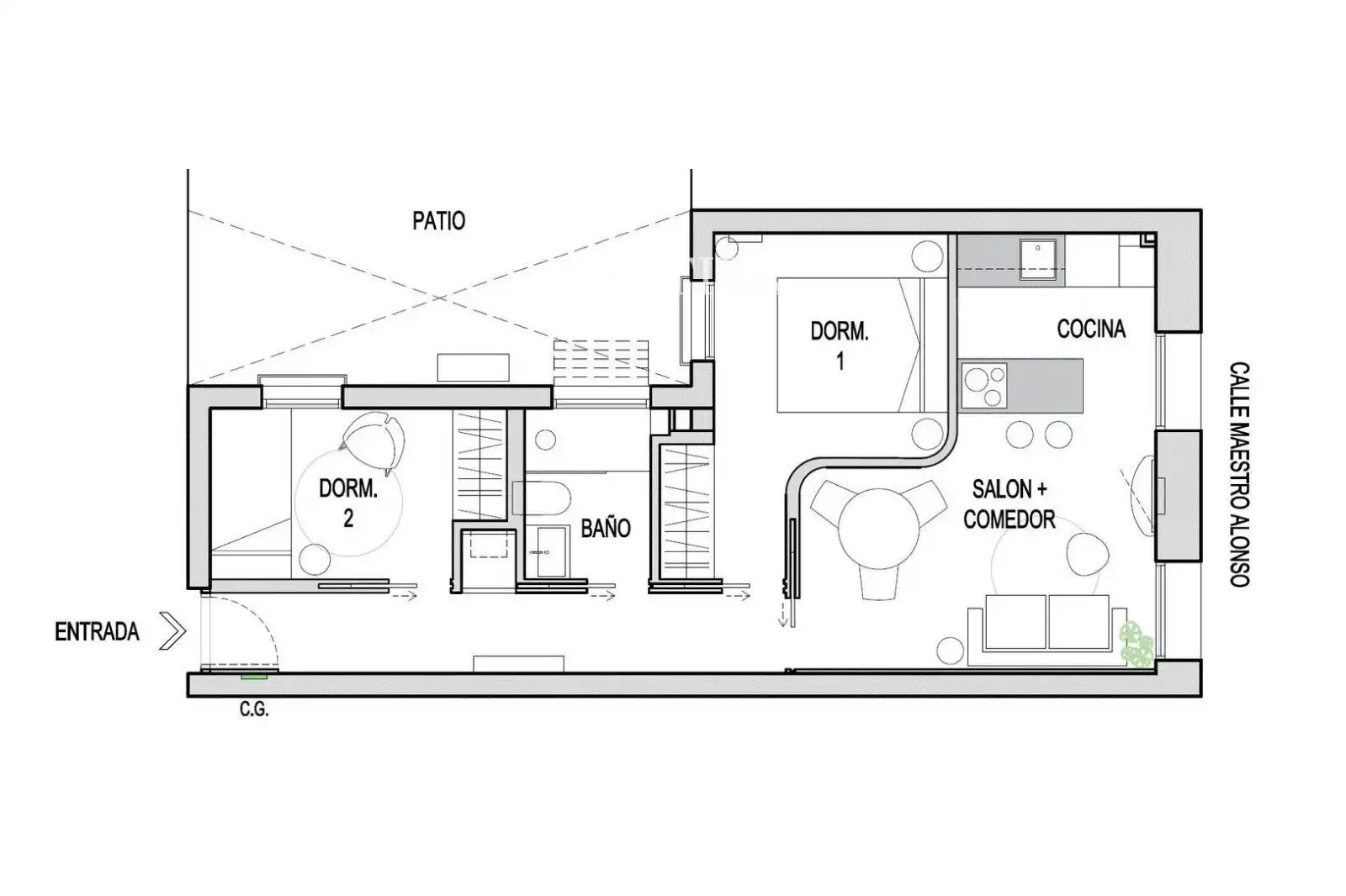 Piso con ascensor en venta en Maestro Alonso, imagen 8