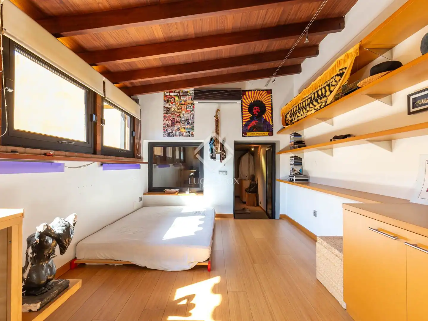 Bedroom of Houses for sale in Esplugues de Llobregat  with Air Conditioner, Heating and Private garden
