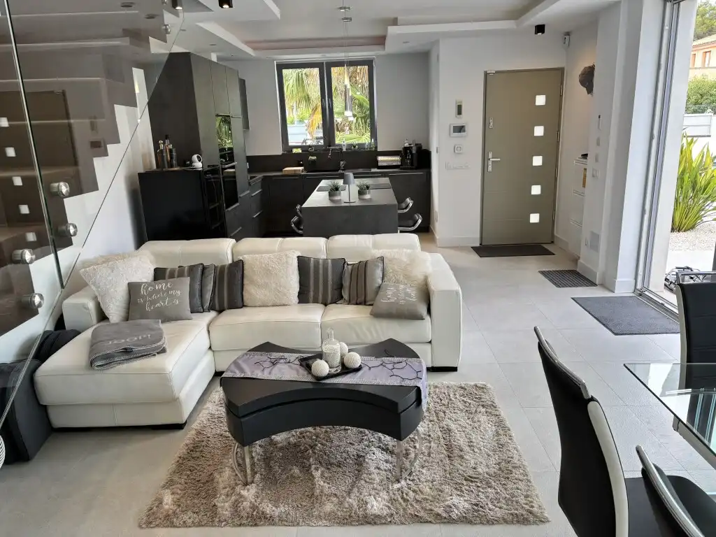 Sala de estar de Casa o chalet en venta en Alcúdia con Aire acondicionado, Calefacción y Jardín privado