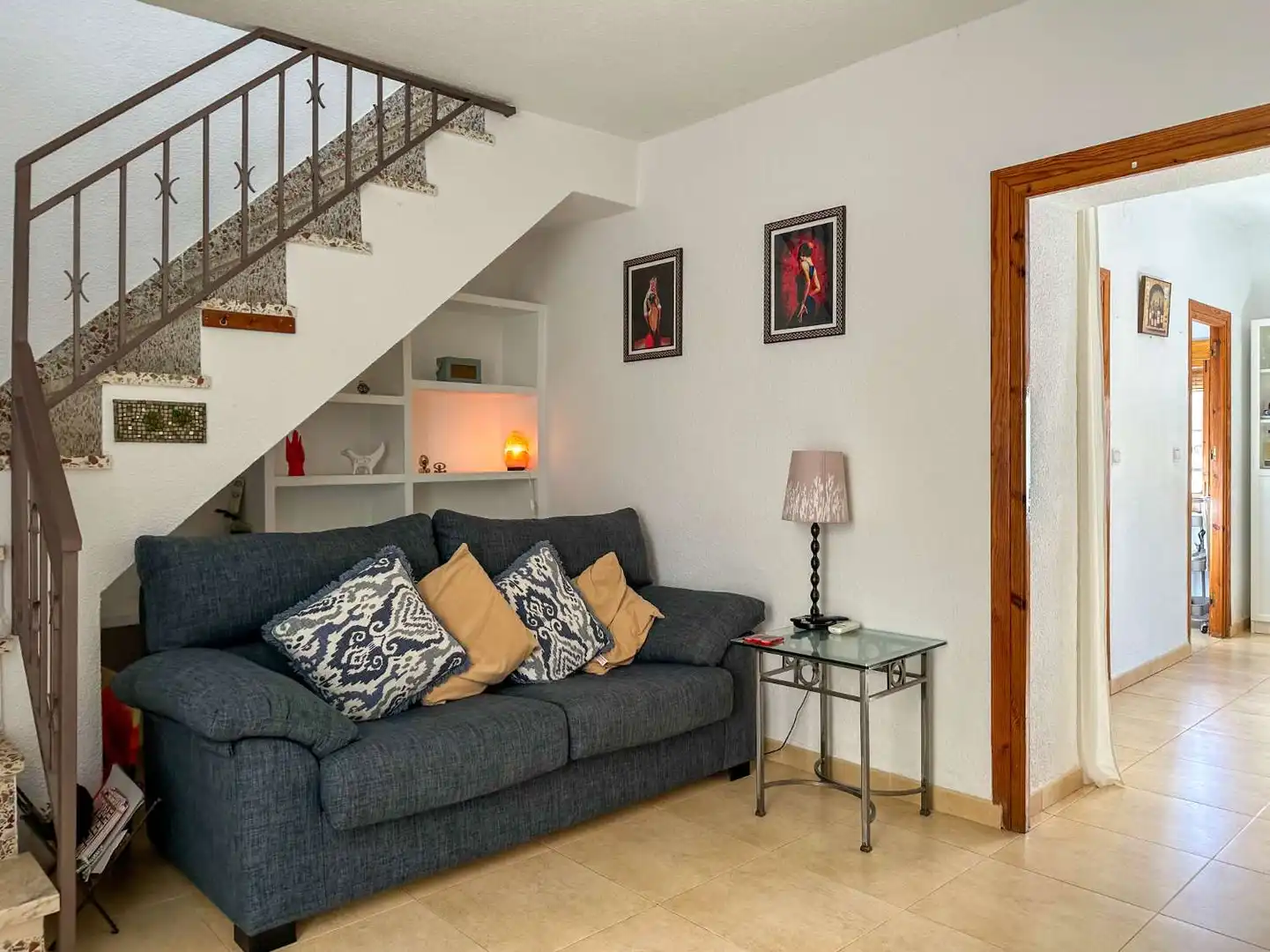 Living room of Country homes for sale in Molvízar  with Air Conditioner and Terrace