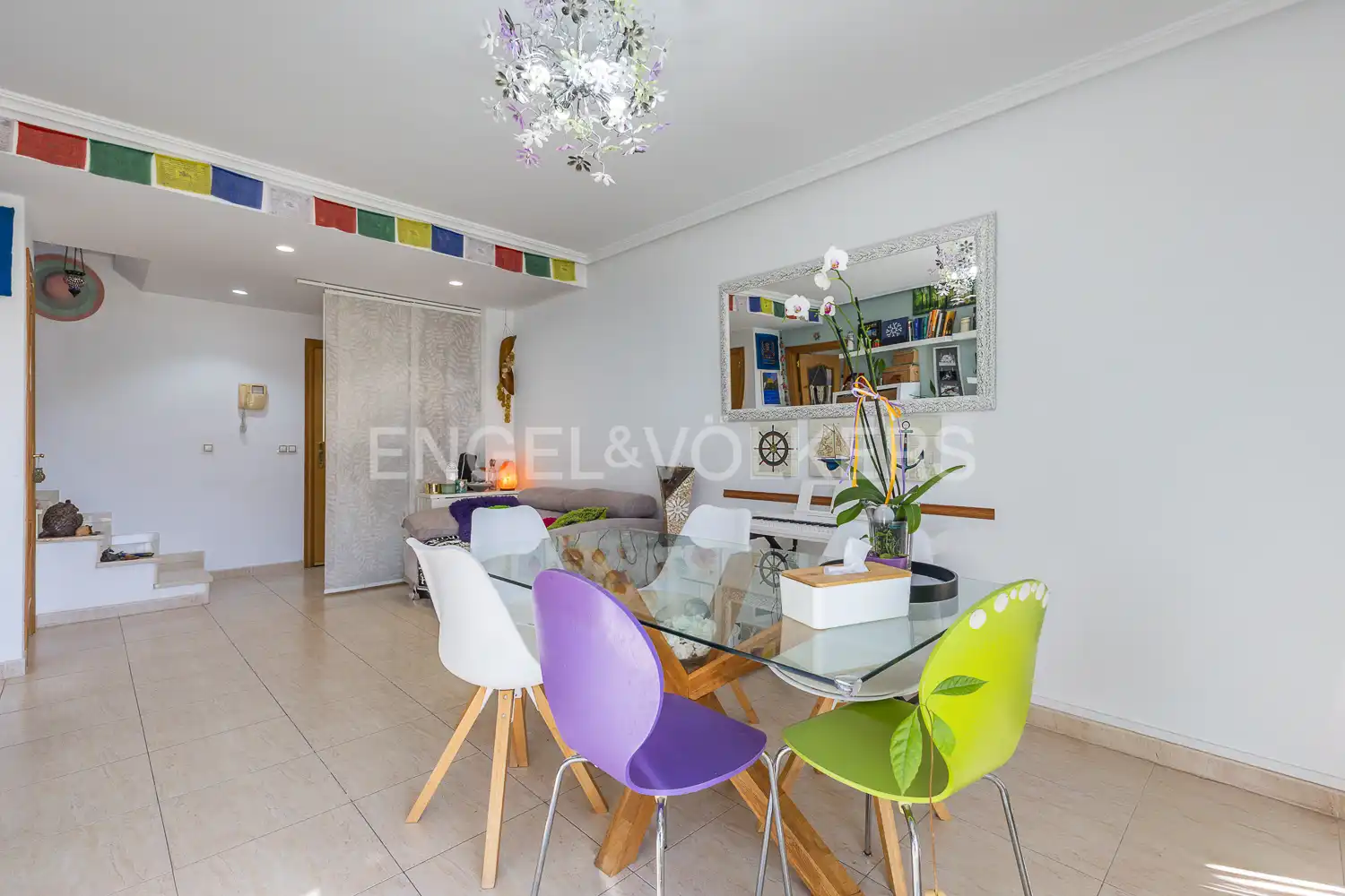 Dining room of Flat for sale in Dénia  with Air Conditioner, Heating and Swimming Pool