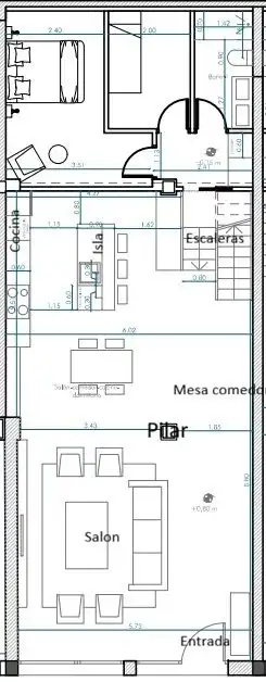 Casa adosada en venta en Madrid con Aire acondicionado, Amueblado y Alarma