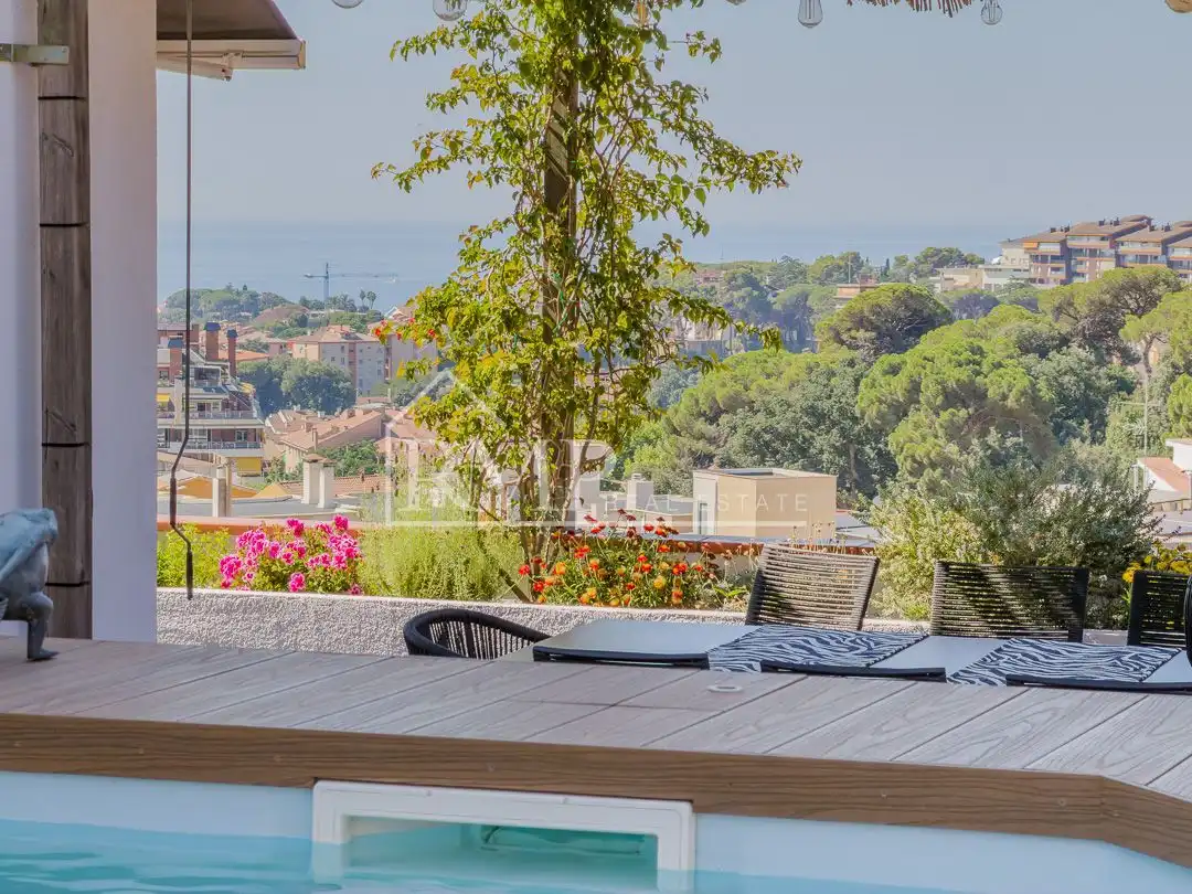 Terrace of Detached homes for sale in Sant Andreu de Llavaneres  with Air Conditioner, Heating and Terrace