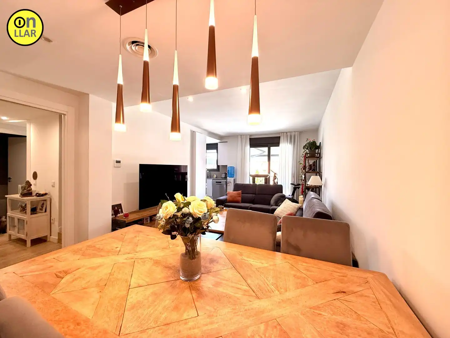 Comedor de Piso de alquiler en La Garriga con Parquet, Terraza y Trastero