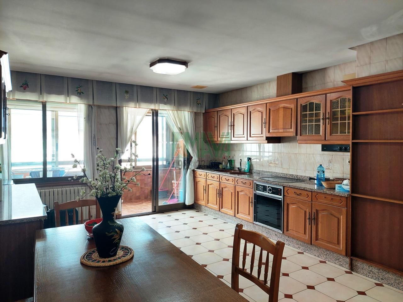 Kitchen of Flat for sale in Ourense Capital   with Heating, Parquet flooring and Storage room