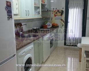 Kitchen of Flat for sale in Salamanca Capital  with Furnished and Balcony