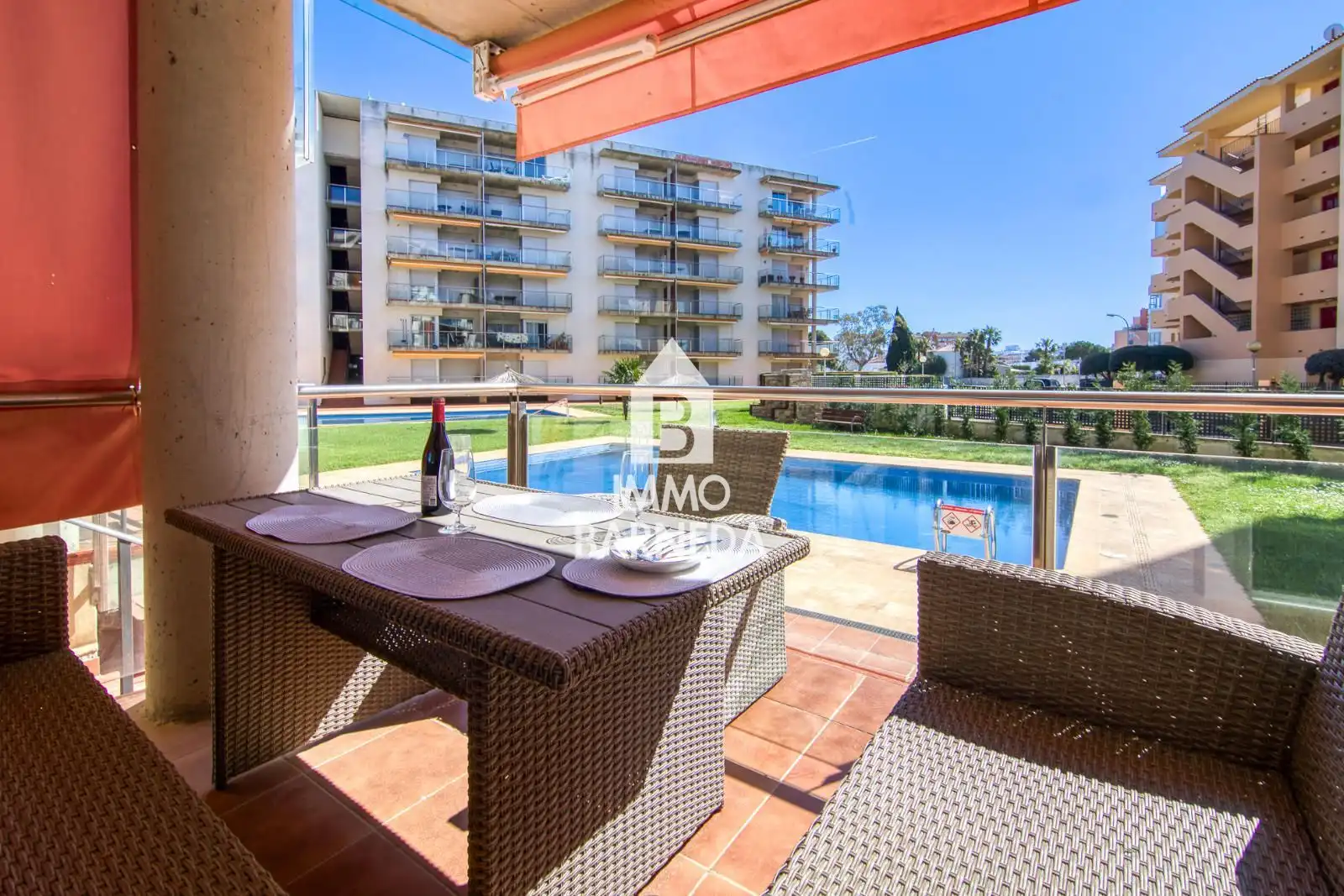 Terrace of Flat for sale in Roses  with Air Conditioner, Heating and Terrace