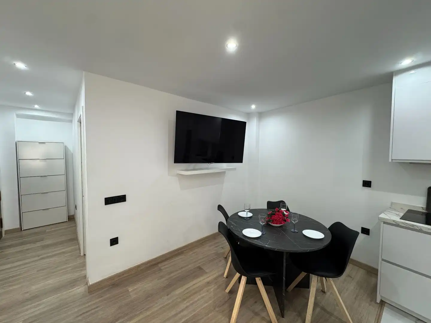 Dining room of Flat for sale in Málaga  with Air Conditioner, Heating and Furnished