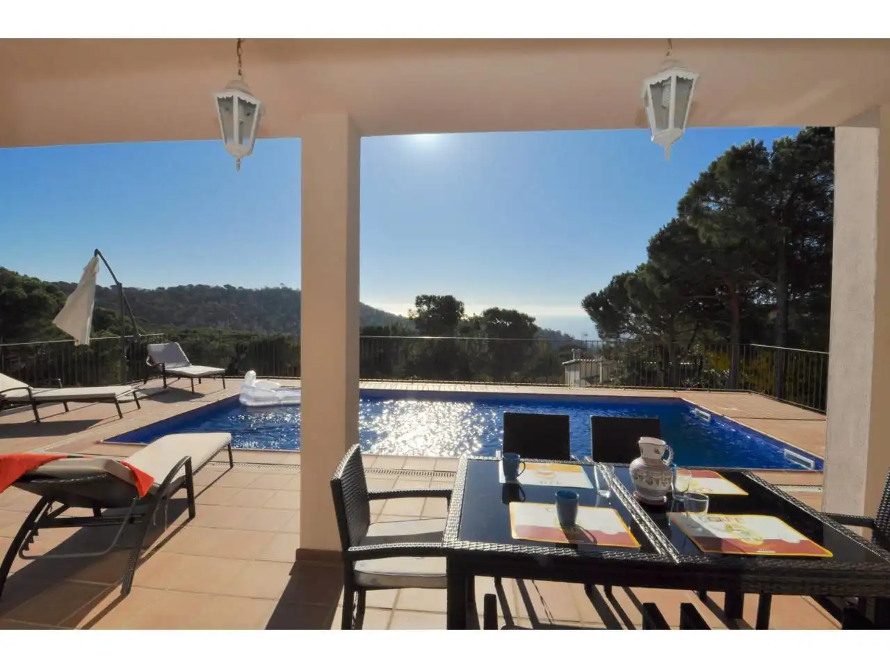 Terrassa de Casa o xalet en venda en Lloret de Mar amb Aire condicionat, Calefacció i Jardí privat