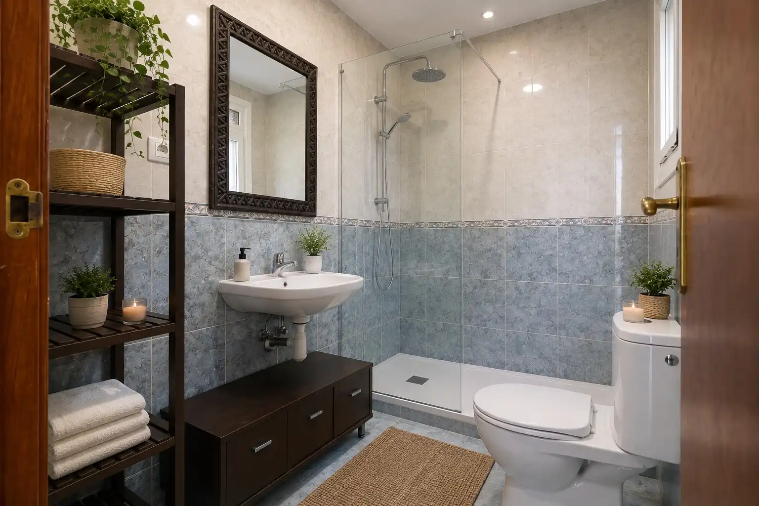 Bathroom of Flat for sale in Barcelona  with Balcony
